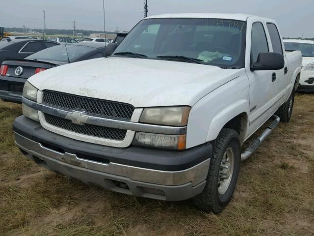 1GCGC23U54F130570 - 2004 CHEVROLET SILVERADO WHITE photo 2