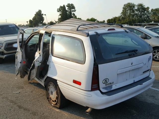 1MELM5548SG607749 - 1995 MERCURY SABLE GS WHITE photo 3