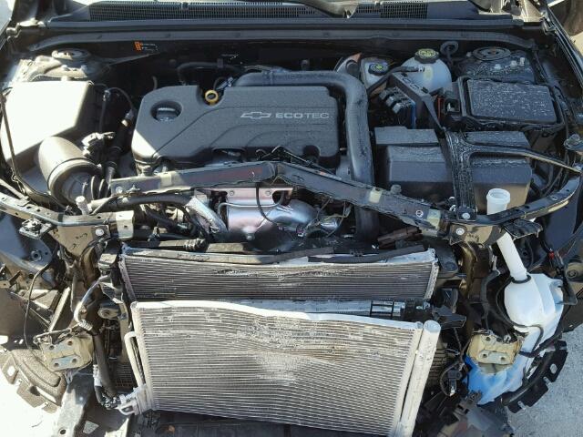 1G1ZE5ST2HF201672 - 2017 CHEVROLET MALIBU BLACK photo 7