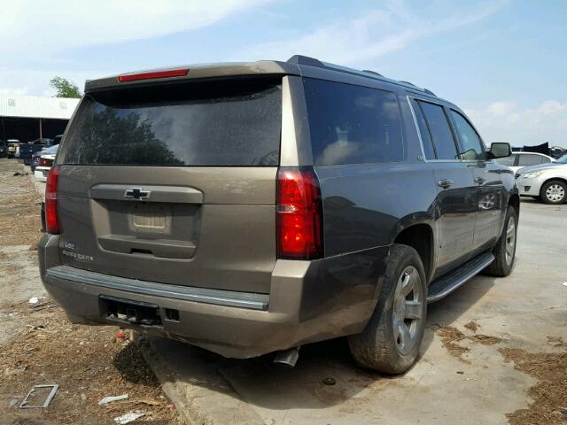 1GNSCKKC8FR743441 - 2015 CHEVROLET SUBURBAN C BROWN photo 4