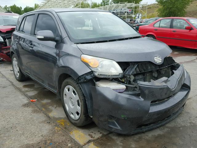 JTKKUPB45D1034014 - 2013 TOYOTA SCION XD GRAY photo 1