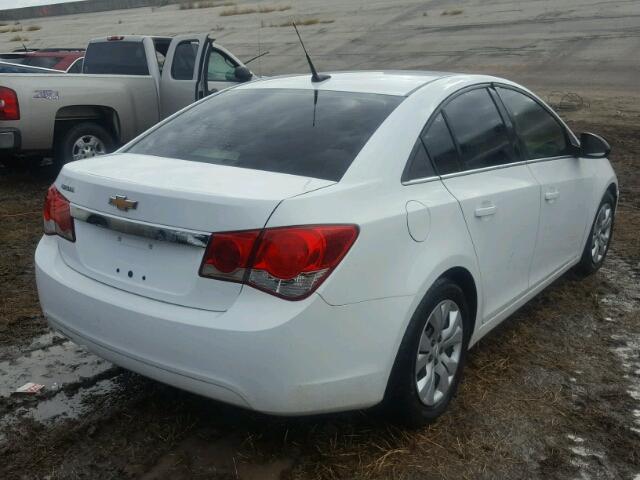 1G1PC5SH6C7160233 - 2012 CHEVROLET CRUZE LS WHITE photo 4