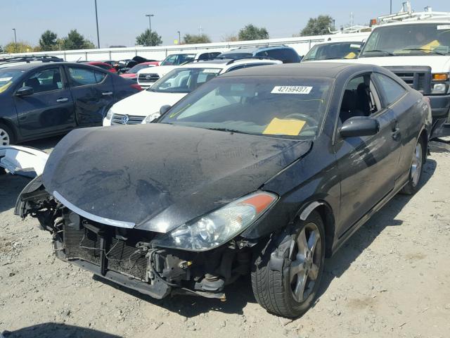 4T1CA38P74U016901 - 2004 TOYOTA CAMRY SOLA BLACK photo 2