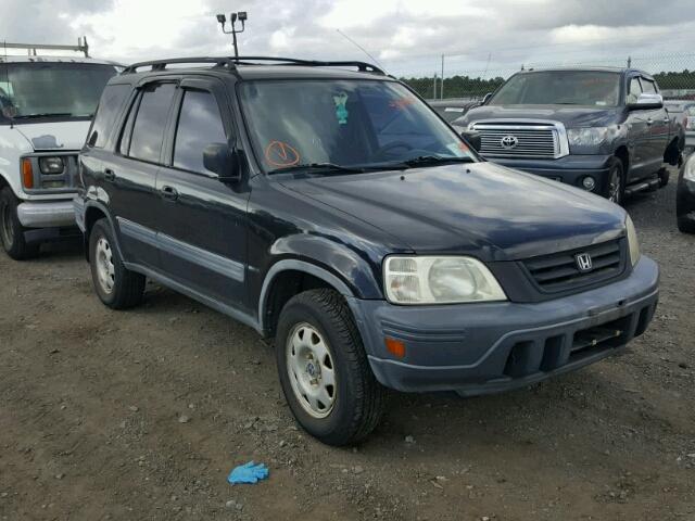 JHLRD18491C041321 - 2001 HONDA CR-V LX BLACK photo 1