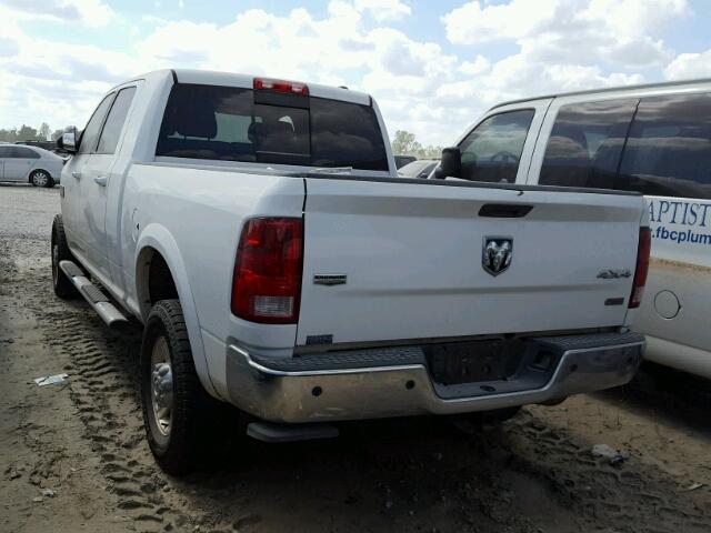 3C6UD5NL7CG239400 - 2012 DODGE RAM 2500 WHITE photo 3