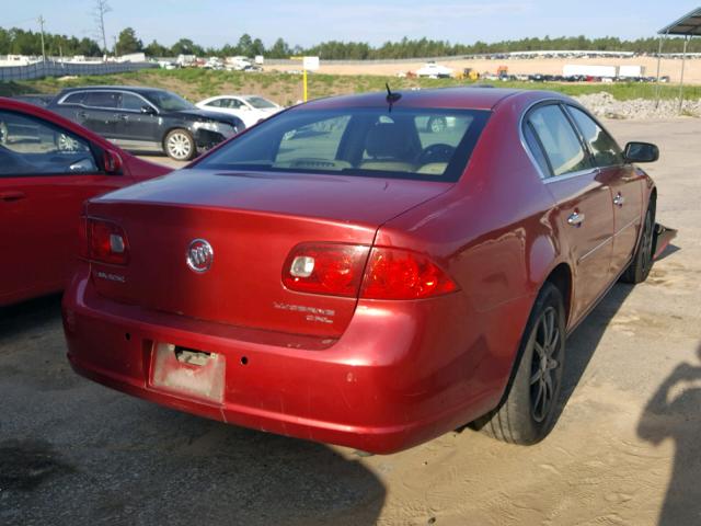 1G4HD57206U157083 - 2006 BUICK LUCERNE CX BURGUNDY photo 4