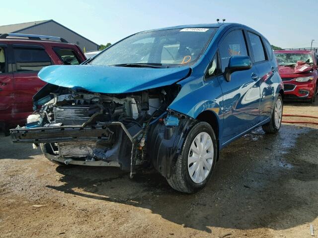 3N1CE2CP3EL420724 - 2014 NISSAN VERSA NOTE BLUE photo 2