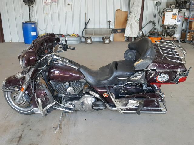 1HD1FCW175Y608237 - 2005 HARLEY-DAVIDSON FLHTCUI BURGUNDY photo 9