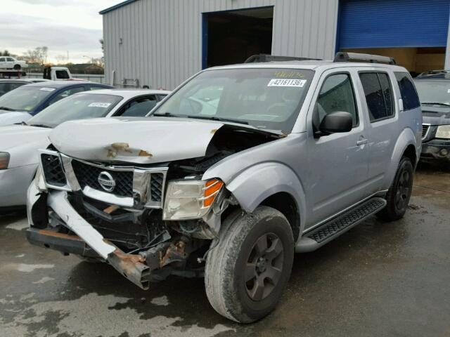 5N1AR18B99C600741 - 2009 NISSAN PATHFINDER SILVER photo 2