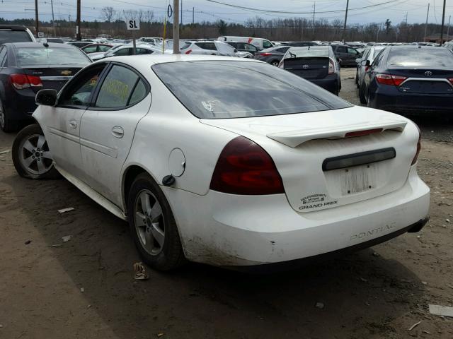2G2WP552161239619 - 2006 PONTIAC GRAND PRIX WHITE photo 3