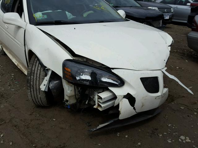 2G2WP552161239619 - 2006 PONTIAC GRAND PRIX WHITE photo 9
