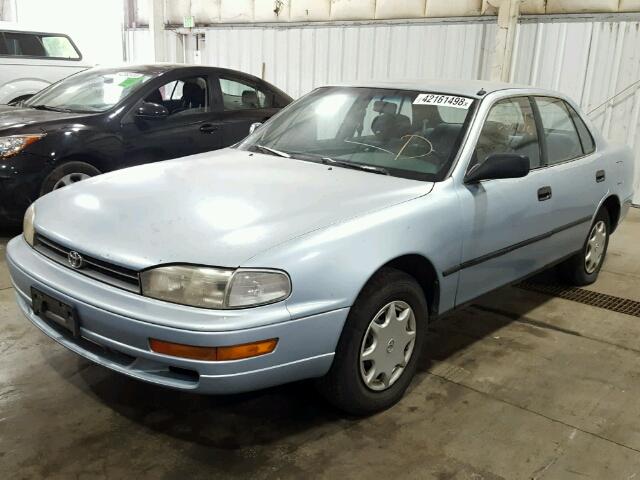 4T1SK11E3NU115643 - 1992 TOYOTA CAMRY DLX BLUE photo 2