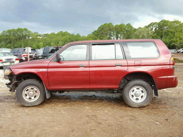 JA4LS21H22J056097 - 2002 MITSUBISHI MONTERO SP RED photo 9