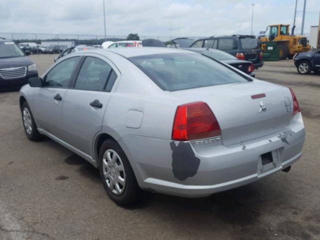 4A3AB26F76E021359 - 2006 MITSUBISHI GALANT DE SILVER photo 3