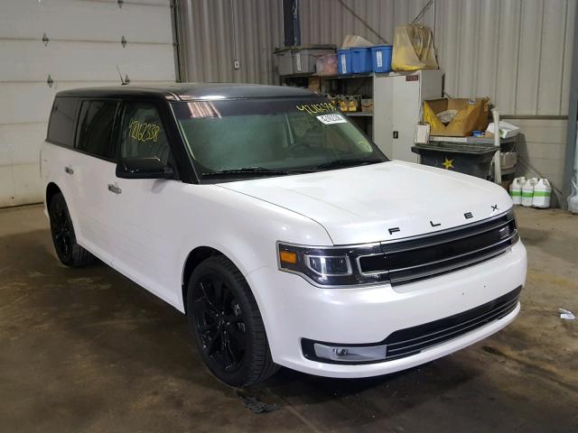 2FMHK6D85HBA08598 - 2017 FORD FLEX LIMIT WHITE photo 1