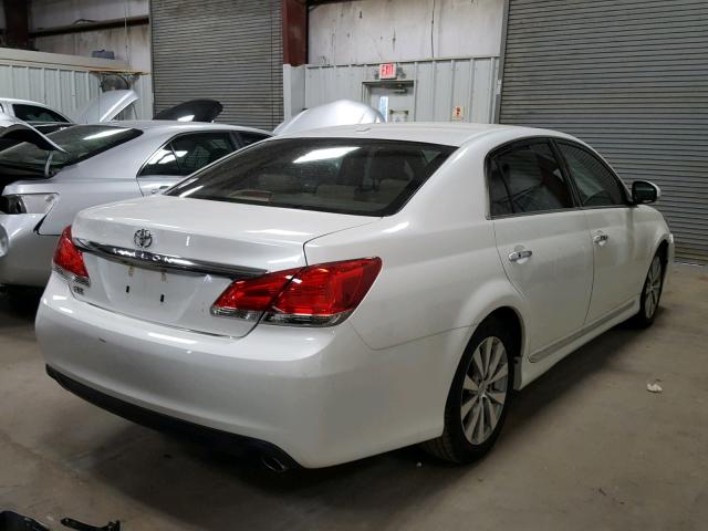 4T1BK3DB4BU386932 - 2011 TOYOTA AVALON BAS CREAM photo 4