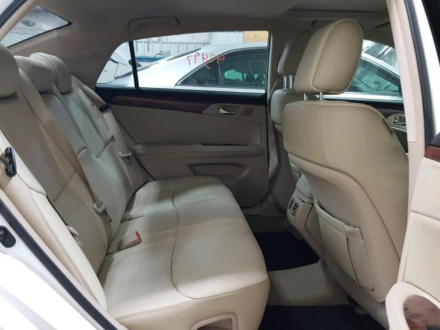 4T1BK3DB4BU386932 - 2011 TOYOTA AVALON BAS CREAM photo 6