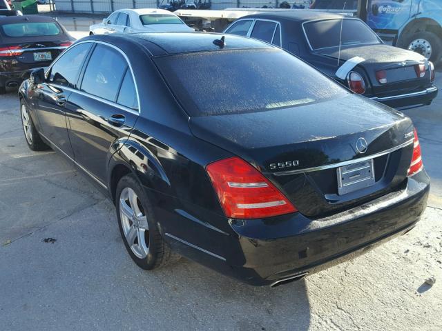 WDDNG9EB2CA447028 - 2012 MERCEDES-BENZ S 550 4MAT BLACK photo 3