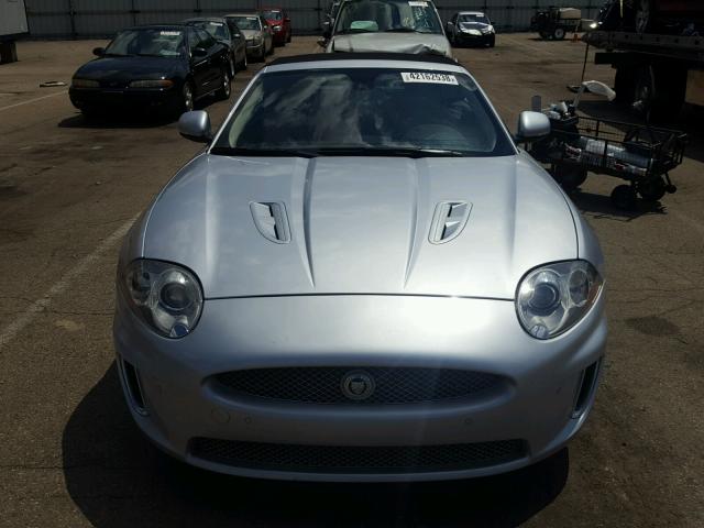 SAJWA4EC4AMB37040 - 2010 JAGUAR XKR SILVER photo 9