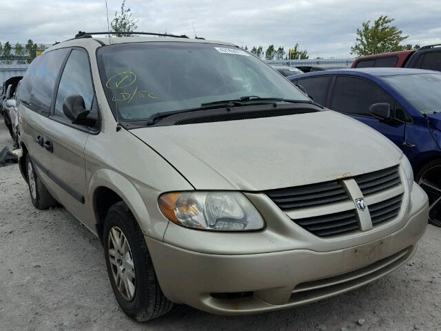 1D4GP25R35B261358 - 2005 DODGE CARAVAN SE BEIGE photo 1