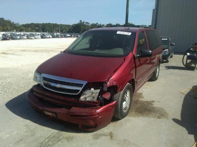 1GNDX13E03D317307 - 2003 CHEVROLET VENTURE LU BURGUNDY photo 2