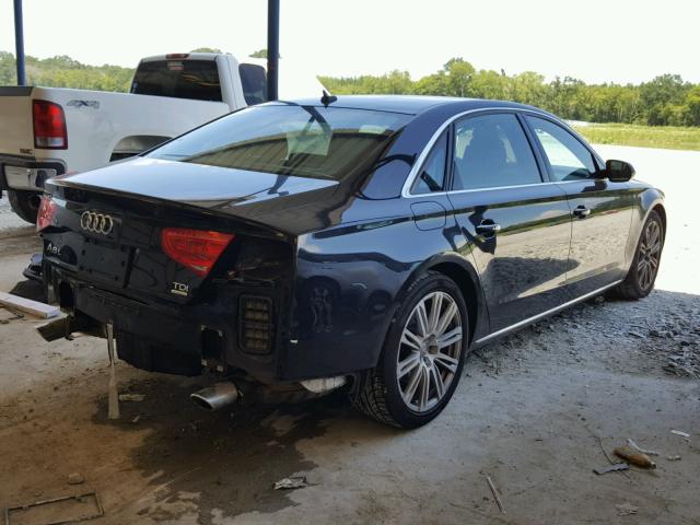 WAURMAFD2EN001850 - 2014 AUDI A8 L TDI 黑色 照片 4