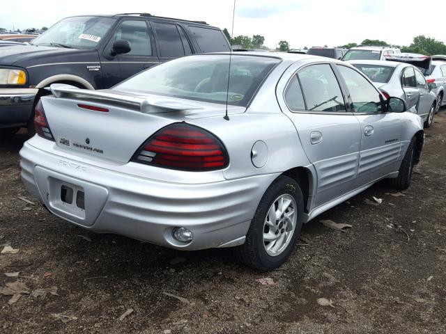 1G2NF52T91M600670 - 2001 PONTIAC GRAND AM S ვერცხლისფერი ფოტო 4