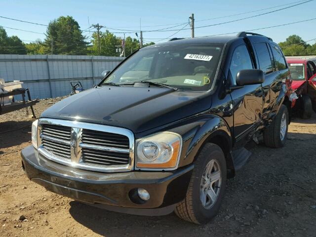 1D4HB48D75F565218 - 2005 DODGE DURANGO SL BLACK photo 2