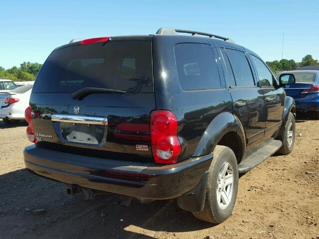 1D4HB48D75F565218 - 2005 DODGE DURANGO SL BLACK photo 4