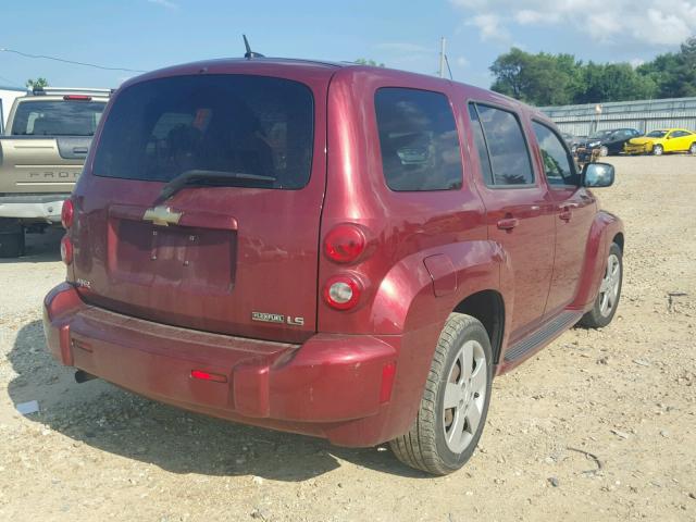 3GNCA13B79S511411 - 2009 CHEVROLET HHR LS Qırmızı foto 4