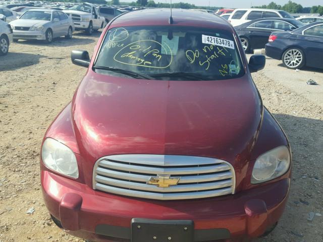 3GNCA13B79S511411 - 2009 CHEVROLET HHR LS Qırmızı foto 9