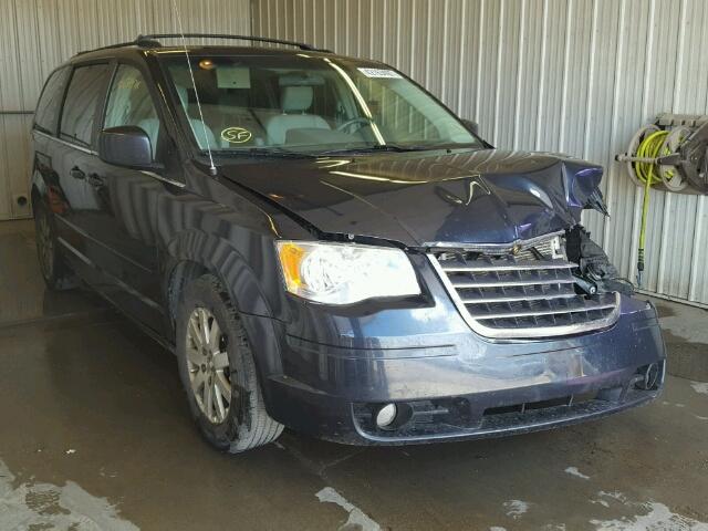 2A8HR54P88R124038 - 2008 CHRYSLER TOWN & COU BLUE photo 1