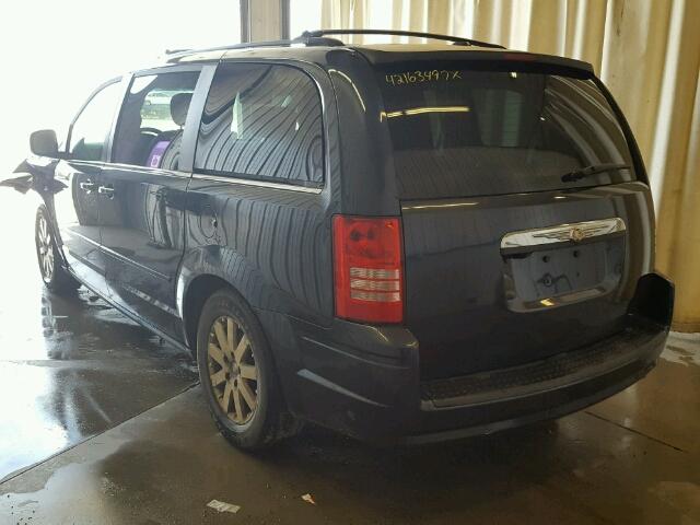 2A8HR54P88R124038 - 2008 CHRYSLER TOWN & COU BLUE photo 3