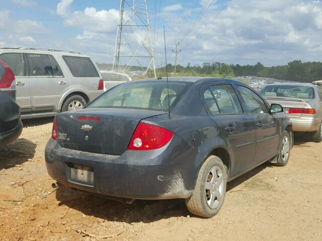 1G1AK58F587272916 - 2008 CHEVROLET COBALT LS BLUE photo 4