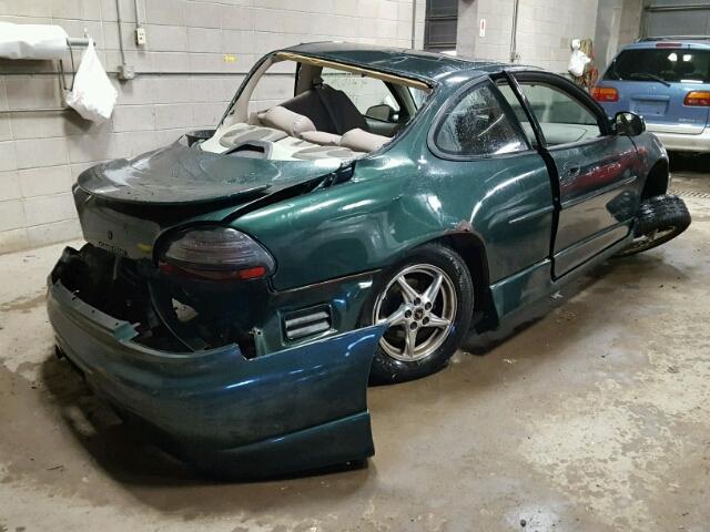 1G2WP12K0YF306932 - 2000 PONTIAC GRAND PRIX GREEN photo 4