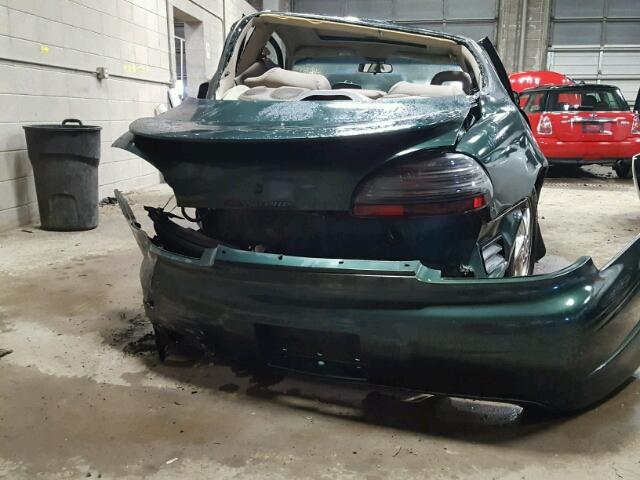 1G2WP12K0YF306932 - 2000 PONTIAC GRAND PRIX მწვანე ფოტო 9