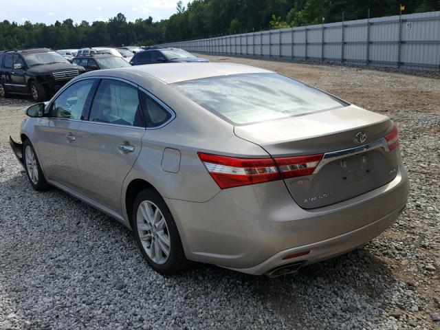 4T1BK1EBXDU075995 - 2013 TOYOTA AVALON BAS GOLD photo 3