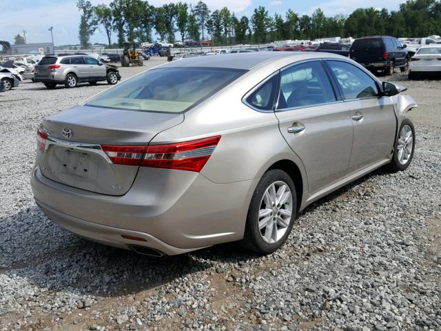 4T1BK1EBXDU075995 - 2013 TOYOTA AVALON BAS GOLD photo 4
