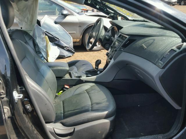 5NPEB4AC1DH571117 - 2013 HYUNDAI SONATA GLS BLACK photo 5
