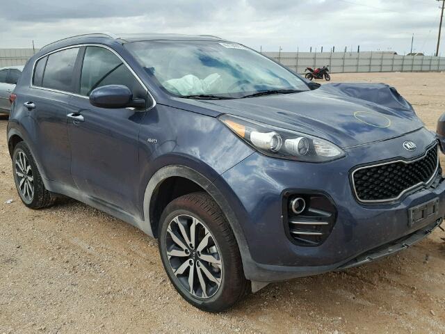 KNDPNCAC3H7115043 - 2017 KIA SPORTAGE E GRAY photo 1