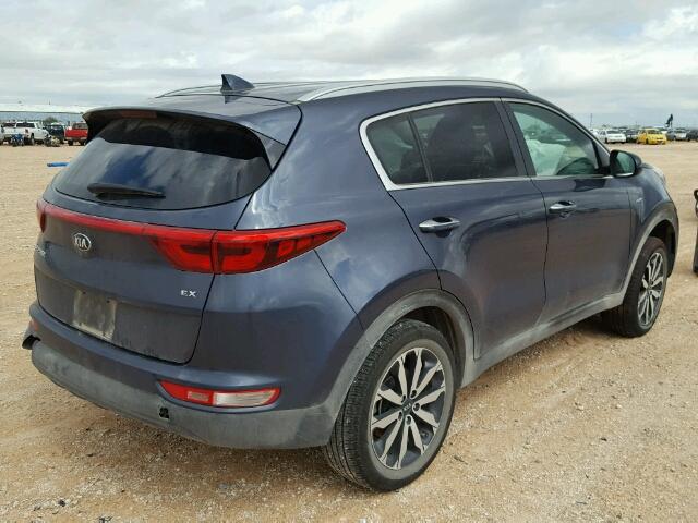 KNDPNCAC3H7115043 - 2017 KIA SPORTAGE E GRAY photo 4