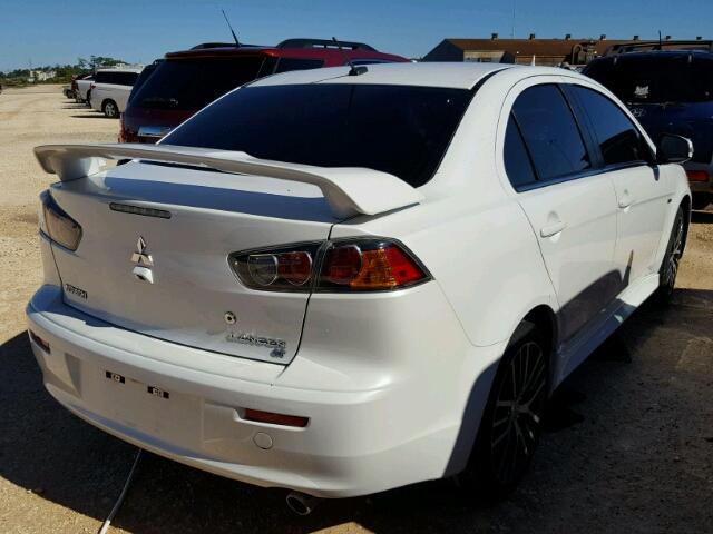 JA32U8FW1GU010948 - 2016 MITSUBISHI LANCER WHITE photo 4