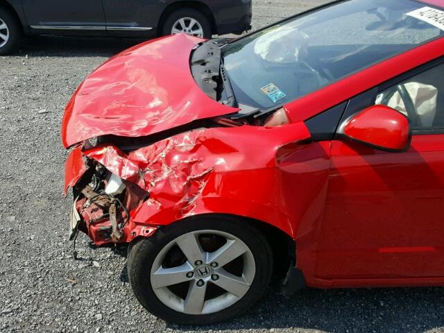 2HGFG11978H565427 - 2008 HONDA CIVIC EXL Qırmızı foto 9