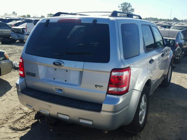 1FMCU0DG4BKB25675 - 2011 FORD ESCAPE SILVER photo 4