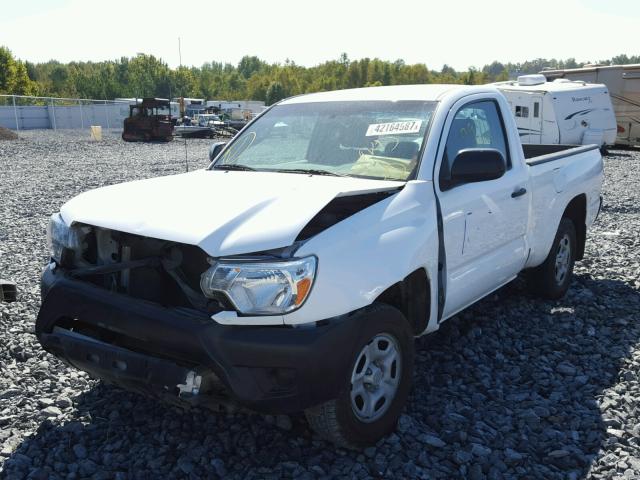 5TFNX4CNXEX043470 - 2014 TOYOTA TACOMA WHITE photo 2