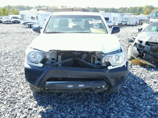 5TFNX4CNXEX043470 - 2014 TOYOTA TACOMA WHITE photo 9