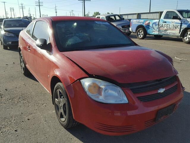 1G1AK15F677205964 - 2007 CHEVROLET COBALT LS RED photo 1