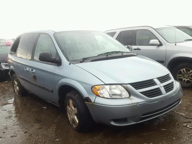 1D4GP45RX5B386577 - 2005 DODGE CARAVAN SX BLUE photo 1