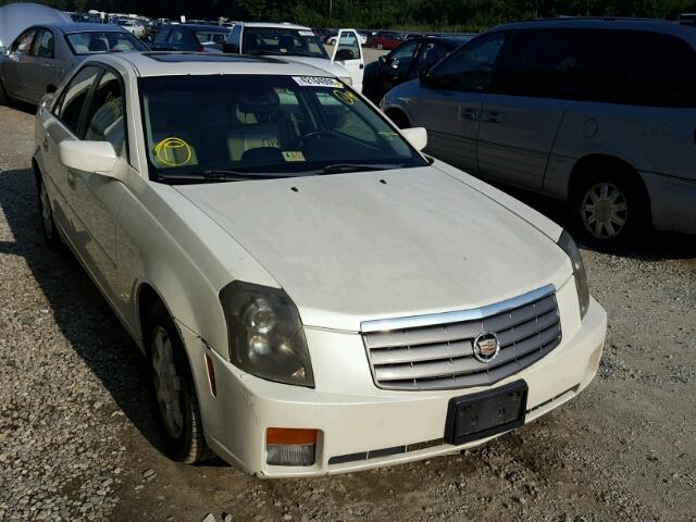 1G6DM577240135270 - 2004 CADILLAC CTS WHITE photo 1