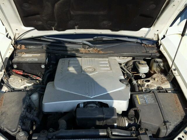 1G6DM577240135270 - 2004 CADILLAC CTS WHITE photo 7